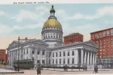 Postkarte: St. Louis vor Old Court House (1925)