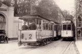 Postkarte: Stockholm Straßenbahnlinie 2 auf Hantverkargatan (1920-1929)