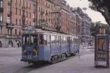 Postkarte: Stockholm Triebwagen 52 auf Nybroplan (1967)