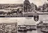 Postkarte: Stralsund nahe bei Knipentor (1964)