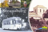 Postkarte: Strausberg Straßenbahnlinie 89 mit Triebwagen 06 am Lustgarten (1990)
