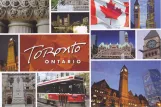 Postkarte: Toronto Zusätzliche Linie 504A King mit Gelenkwagen 4024  (1989)