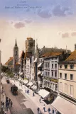 Postkarte: Toruń auf Breitestraße (Ulica Szeroka) (1905)