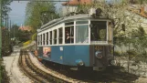 Postkarte: Trieste Standseilbahn Tram di Opicina 2 mit Triebwagen 401 nahe bei Via di Romagna (1971)