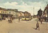 Postkarte: Utrecht Triebwagen 13 auf Stationsplein (1889-1891)