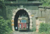 Postkarte: Wellington Straßenbahnlinie Hataitai mit Triebwagen 245 im Hataitai Tram Tunnel (1962)