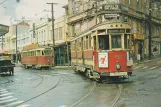 Postkarte: Wellington Triebwagen 199 in der Kreuzung Perretts Corner (1962)
