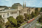 Postkarte: Wien auf Universitätsring (1959)
