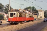 Postkarte: Wien Straßenbahnlinie 317 mit Triebwagen 2523 auf Donaufelder Straße (1959)