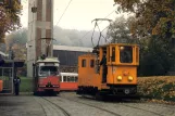 Postkarte: Wien Straßenbahnlinie 41 mit Gelenkwagen 4847 am Pötzleinsdorf (1984)