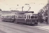 Postkarte: Wien Straßenbahnlinie 65 mit Triebwagen 431 auf Karlsplatz (1961)
