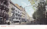 Postkarte: Wiesbaden auf Wilhelmstrasse (1899)