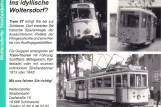 Postkarte: Woltersdorf Straßenbahnlinie 87 mit Triebwagen 30 im Woltersdorf (1988)