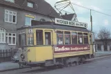 Postkarte: Wuppertal Straßenbahnlinie 606 mit Triebwagen 235 am Hatzfeld (1963)