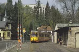 Postkarte: Würzburg Zusätzliche Linie 3 mit Gelenkwagen 237 auf Heidingsfelder Strecke (1986)