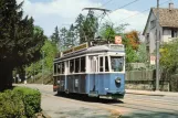 Postkarte: Zürich Straßenbahnlinie 15 mit Triebwagen 1534 auf Röslistrasse (1984)