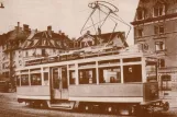 Postkarte: Zürich Triebwagen 301 auf Badenerstrasse (1929)