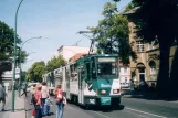 Potsdam Straßenbahnlinie 92 mit Gelenkwagen 142 am Rathaus (2004)