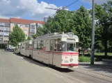 Potsdam Themenfahrten mit Triebwagen 109 am Platz der Einheit/Nord (2014)