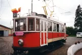 Prag 41 mit Triebwagen 2210 am Vozovna Střešovise (2001)