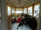 Prag Beiwagen 1429, die Rückseite Café Tramvaj (2024)