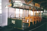 Prag Pferdestraßenbahnwagen 90 im Muzeum Městské Hromadné Dopravy (2001)