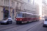 Prag Straßenbahnlinie 14 mit Triebwagen 8434 auf Na Poříčí (2005)