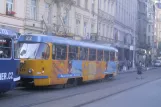 Prag Straßenbahnlinie 22 mit Triebwagen 7147 am Národní třída (2005)