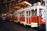 Prag Triebwagen 412 im Muzeum Městské Hromadné Dopravy (2001)
