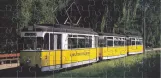 Puzzle: Bad Schandau Kirnitzschtal 241 mit Triebwagen 2 am Kurpark (2011)