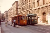 Rom Straßenbahnlinie 14 mit Triebwagen 8035 am Termini Farini (1981)