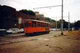 Rom Straßenbahnlinie 3 mit Triebwagen 2129 am Ostiense (1991)