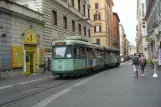 Rom Straßenbahnlinie 5 mit Gelenkwagen 7067 auf Via Daniele Manin (2016)