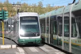 Rom Straßenbahnlinie 8 mit Niederflurgelenkwagen 9201 auf Viale Trastevere (2010)