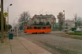 Rostock Arbeitswagen 47 vor Hauptbahnhof (Konrad-Adenauer-Platz) (1987)