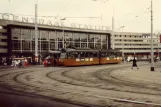 Rotterdam Straßenbahnlinie 4 am Rotterdam Centraal Stationsplein (1981)