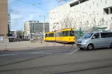 Rotterdam Straßenbahnlinie 8 mit Gelenkwagen 733 auf Beurstraverse (2010)