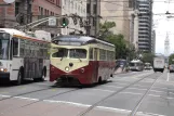 San Francisco F-Market & Wharves mit Triebwagen 1007nah Market & Battery (2010)