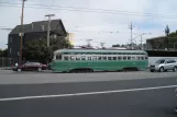 San Francisco F-Market & Wharves mit Triebwagen 1053nah Market & Noe (2010)