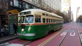 San Francisco F-Market & Wharves mit Triebwagen 1055nah Market & Battery (2019)