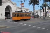 San Francisco F-Market & Wharves mit Triebwagen 1856 auf The Embarcadero (2010)