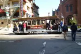 San Francisco Kabelstraßenbahn California mit Kabelstraßenbahn 56 am California & Grant (2010)