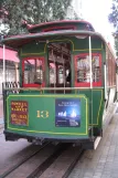 San Francisco Kabelstraßenbahn Powell-Hyde mit Kabelstraßenbahn 13 am Market & Powell (2010)