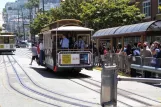 San Francisco Kabelstraßenbahn Powell-Mason mit Kabelstraßenbahn 11 am Market & Powell (2010)