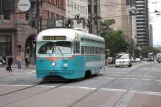 San Francisco Triebwagen 1076 auf Market Street (2010)