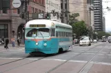 San Francisco Triebwagen 1076nah Market & 2nd (2010)