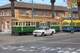 San Francisco Triebwagen 496 in der Kreuzung The Embarcadero & Mission Street (2010)