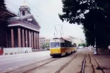 Sankt Petersburg Straßenbahnlinie 31 mit Triebwagen 9444 auf Admiralteyskiy Prospekt (1992)