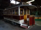 Santa Clara Pferdestraßenbahnwagen 7 innen Trolley Barn (2023)