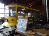 Santa Clara Triebwagen 143 innen Trolley Barn (2023)